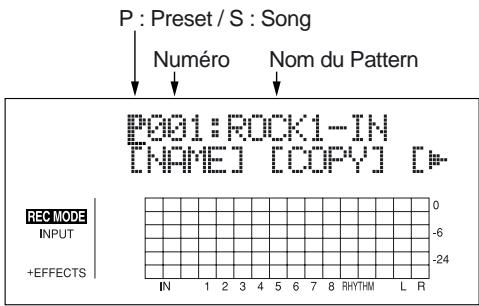 BOSS BR-864 - Sélectionnez un pattern. - 1