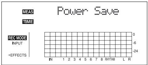 BOSS BR-864 - Économie de l'énergie des piles (power save) - 1