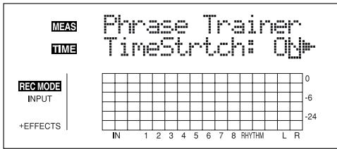 BOSS BR-864 - Ralentissement de la lecture (fonction time stretch) - 1