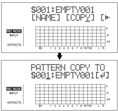 BOSS BR-864 - Nommer un pattern - 2