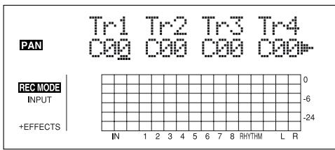 BOSS BR-864 - Modifier la position du signal d'entrée - 1