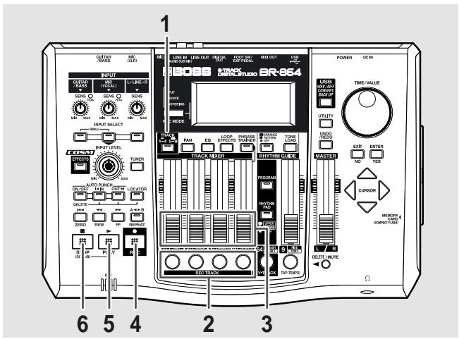 BOSS BR-864 - Enregistrement avec écoute - 1