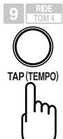 BOSS BR-864 - Saisie par tap du tempo des arrangements ou patterns - 1