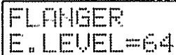BOSS DR-202 - Flanger (flanger e. LEVEL): 0-127 - 1