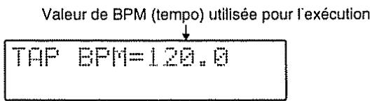 BOSS DR-202 - Changer le tempo en tapant sur la touche [tap/enter] - 1