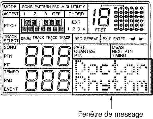 BOSS DR-5 - Ainsi, si vous utilisez le premier pad de la deuxième rangée en partant du bas : - 2