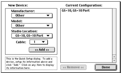 BOSS GS-10 - About Quick Setup - 1
