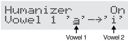 BOSS GS-10 - Vowel 1 (voyelle 1) - 1