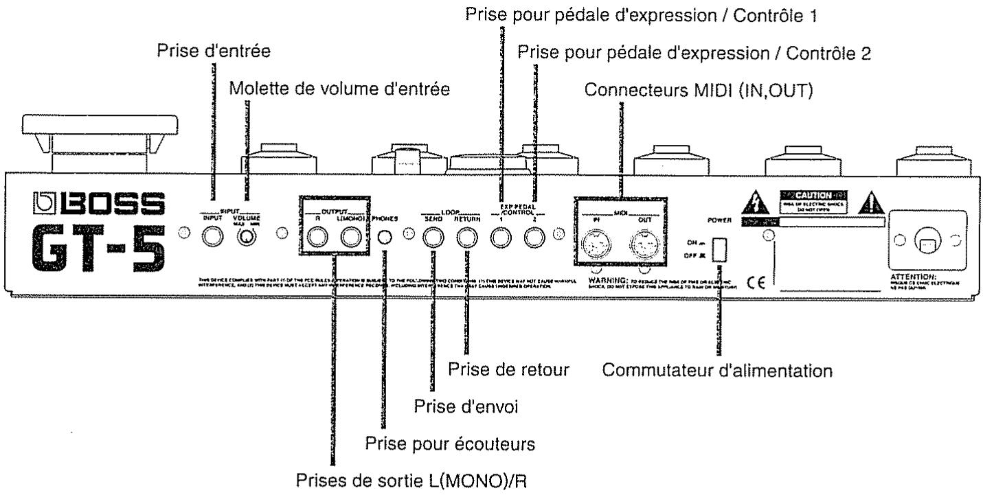 BOSS GT-5 - Description externe - 1