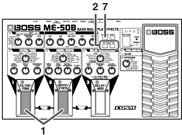 BOSS ME-50B - Fonctions pratiques - 1