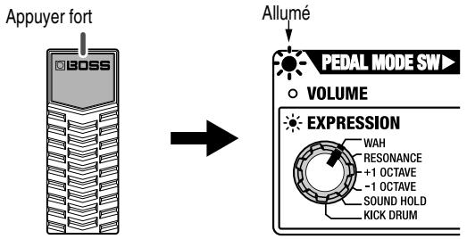 BOSS ME-50B - Utiliser la pédale comme pédale d'expression - 1