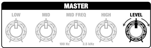 BOSS ME-50B - Régler le volume - 1