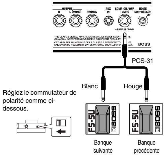 BOSS ME-50B - Changer de banque - 2