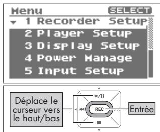 BOSS R-09HR - Sélectionnez la fréquence d'échantillonnage (sample rate). - 2