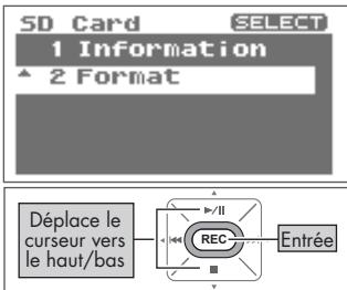 BOSS R-09HR - Sélectionnez « format - 1