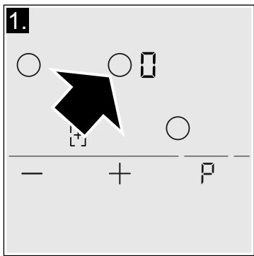 NEFF T41D28X2 - Selezionare la zona di cottura e il livello di cottura - 1