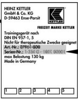 KETTLER APOLLO - Ersatzteilbestellung - 1