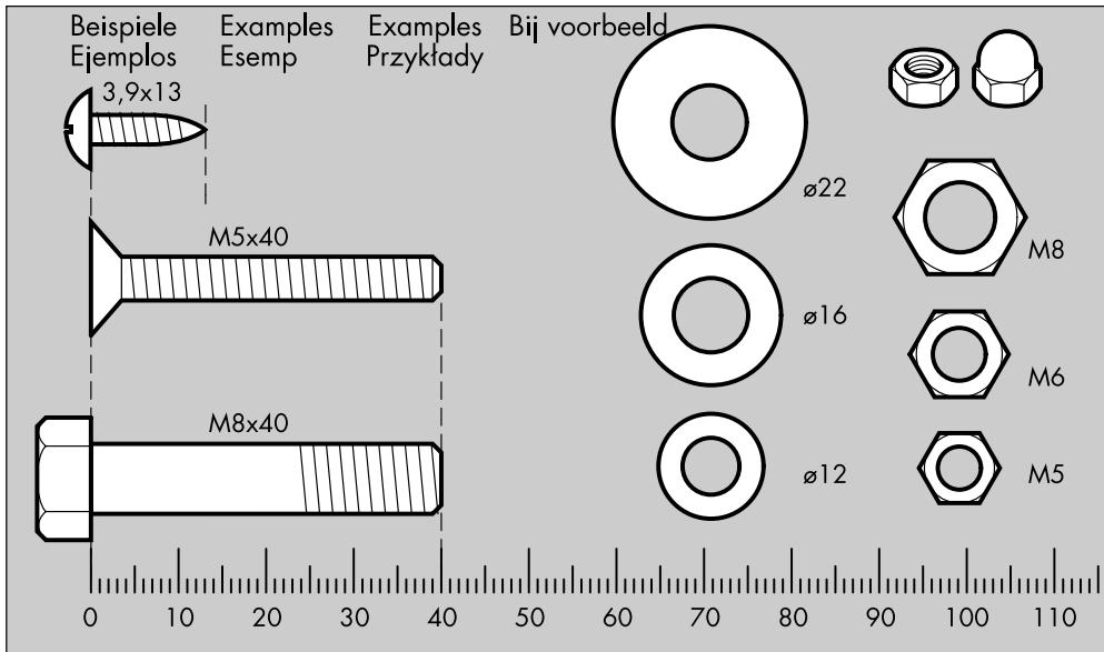 KETTLER SCHAUKEL 8371-750 - Messhilfe für Verschraubungsmaterial - 1