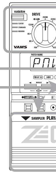 ZOOM 708II - Patches, groupes et banques - 3