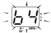 ZOOM G1 - Spécifiez le numéro du patch de destination de mémorisation/copie - 1