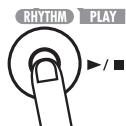 ZOOM G1XN - Presse la touche RHYTHM [▶/■]. - 1
