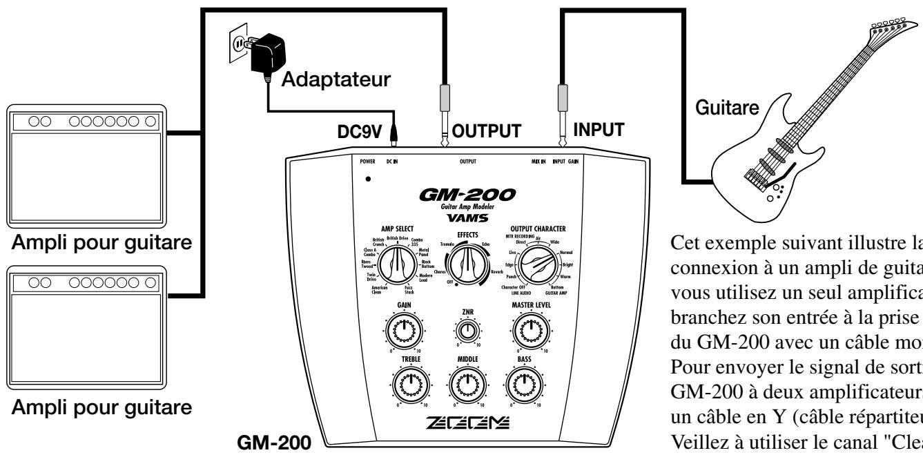 ZOOM GM-200 - Connexion pour amplificateur de guitare (pour ampli de guitare) - 1