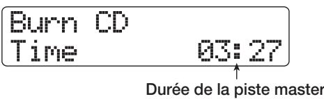 ZOOM HD16 - Vérifiez que “BURN CD” apparait en seconde ligne de l'afficheur et pressez la touche [ENTER]. - 1