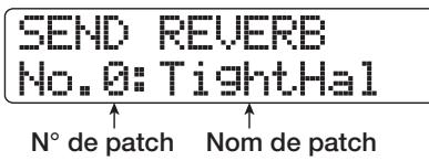 ZOOM HD16 - Sélection d'un patch d'effet de boucle - 1