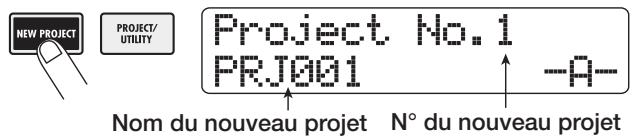 ZOOM HD16 - Création d'un nouveau projet - 1