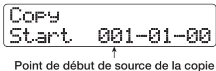 ZOOM HD16 - Depuis l'écran principal, maintenez enfoncée la touche [SHIFT] et pressez le pad 8 (SONG) pour qu'il s'allume. - 1