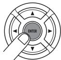 ZOOM HD16 - Pressez la touche [ENTER]. - 1