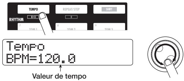 ZOOM HD16 - Tournez la molette ou utilisez les touches curseur haut/bas pour sélectionner un pattern à utiliser comme guide rythmique. - 2