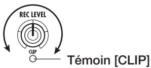 ZOOM HD16 - Pendant que vous jouez de votre guitare, réglez le niveau d'enregistrement en tournant la commande [REC LEVEL] - 1
