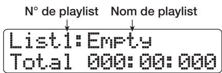 ZOOM HD16 - Création d'une playlist - 1