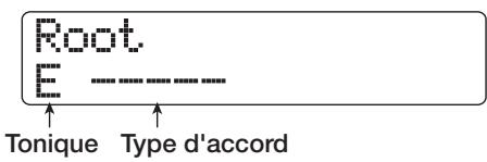 ZOOM HD16 - Programmation d'informations d'accord - 1