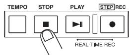 ZOOM MRT-3 - Pour stopper la lecture d'un Pattern, presse la touche [STOP]. - 1