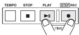 ZOOM MRT-3 - En tenant enfoncée la touche [REC], presse la touche [PLAY]. - 1