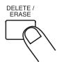 ZOOM MRT-3 - Pour supprimer un bloc d'un morceau, selectionnez-le et pressez [DELETE/ERASE]. - 1