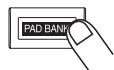 ZOOM MRT-3 - Pour changer de banque, presse la touche [PAD BANK] afin de l'allumer. - 1