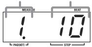 ZOOM MRT-3 - Pad 7: LEVEL (Niveau de l'instrument) - 1
