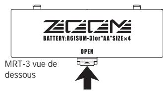 ZOOM MRT-3 - Emploi de piles - 1