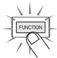 ZOOM MRT-3 - Pressez la touche [FUNCTION]. - 1