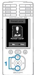 ZOOM Q3 - Préparer Formater une carte SD - 1