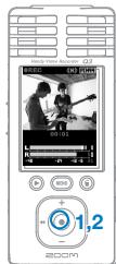 ZOOM Q3 - Utiliser Enregistrer l'audio et la vidéo - 1