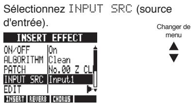 ZOOM R24 - Réglage de la position de l'effet par insertion - 4