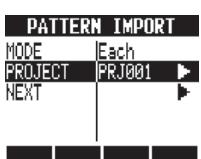ZOOM R24 - Importation de patterns rythmiques - 7
