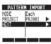 ZOOM R24 - Importation de patterns rythmiques - 14