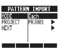 ZOOM R24 - Importation de patterns rythmiques - 5