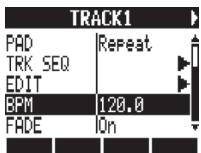 ZOOM R24 - Changement du tempo (BPM) - 4