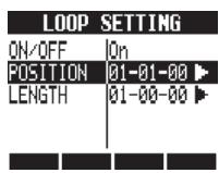 ZOOM R24 - Réglage du segment mis en boucle - 4